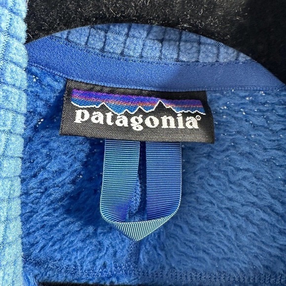 Patagonia Polar Tech Fleece Jacket Women's Blue No Size Tag Fits Like S - Picture 4 of 7
